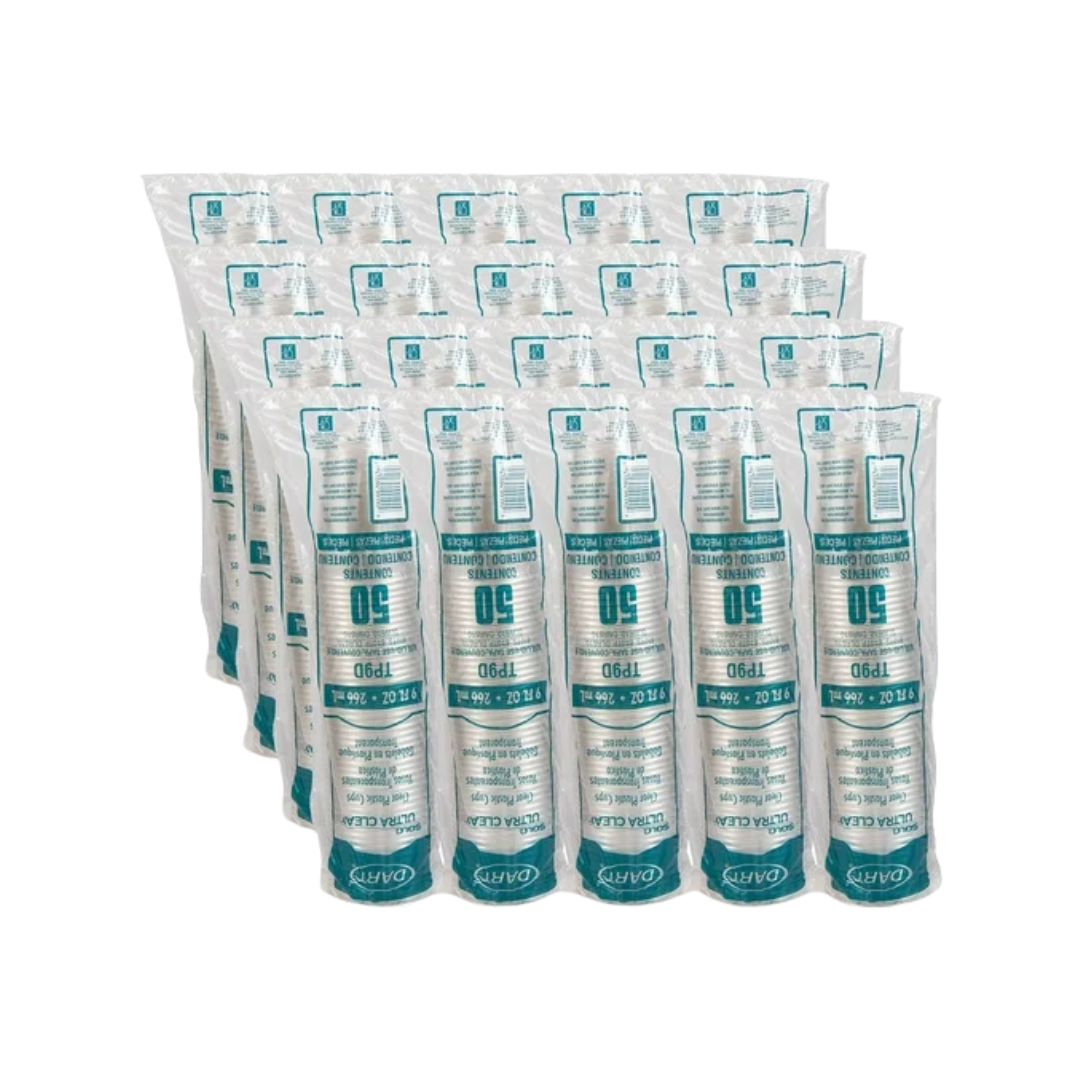 Solo® Ultra Clear™ PET Cold Cups – 9 oz to 20 oz, Clear