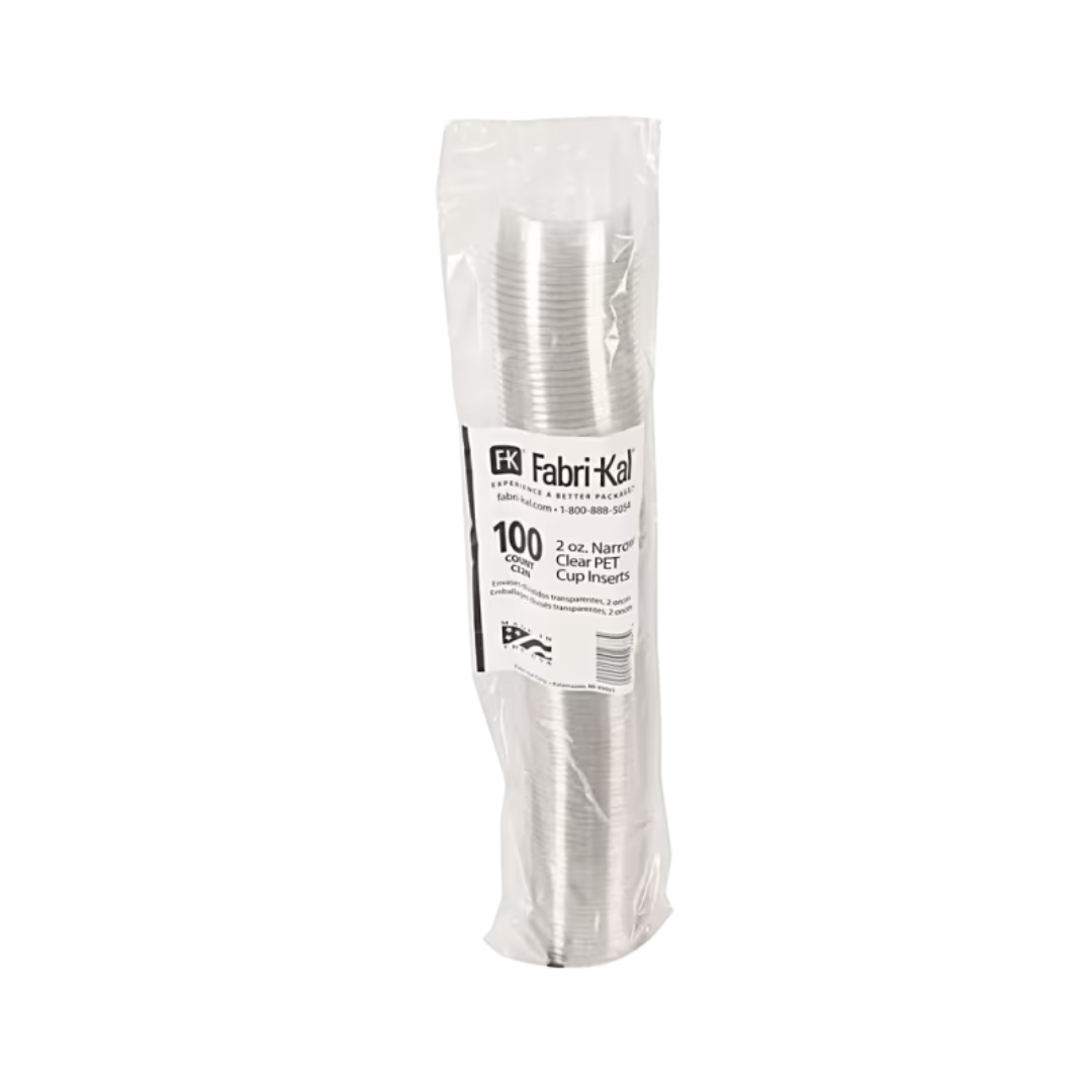 Fabri-Kal® Cup Insert – 2 oz, PET, Clear