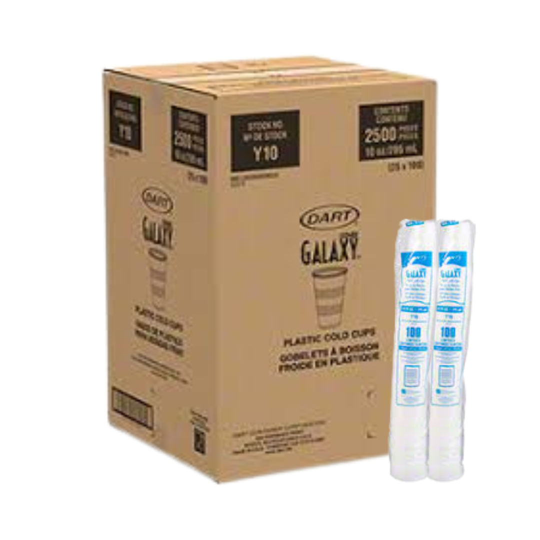 Conex™ Galaxy® HIPS Plastic Cold Cups – Crack-Resistant Translucent, 3.5 oz to 32 oz