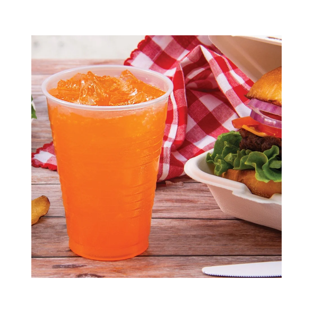 Conex™ Galaxy® HIPS Plastic Cold Cups – Crack-Resistant Translucent, 3.5 oz to 32 oz