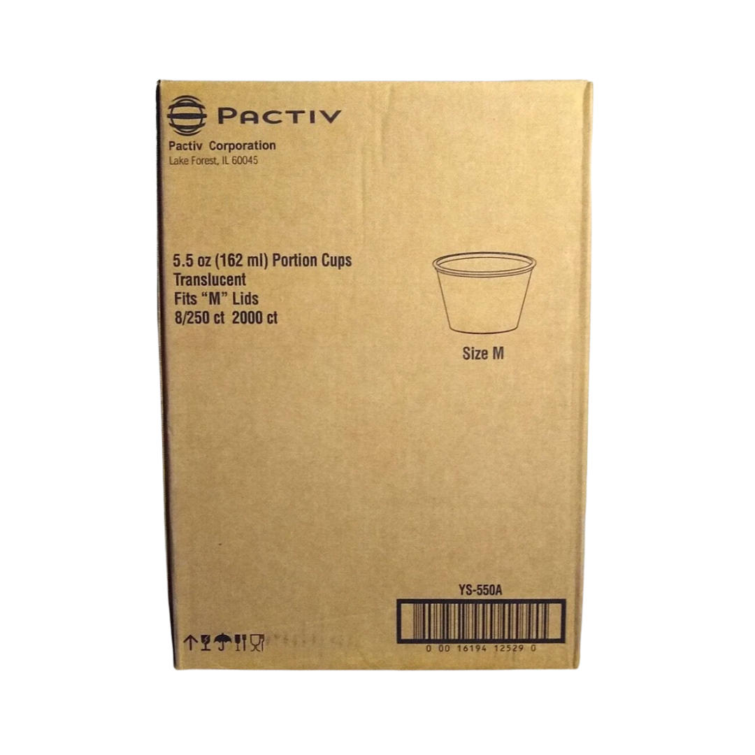 Pactiv® Portion Cups & Lids – Translucent & Clear Options