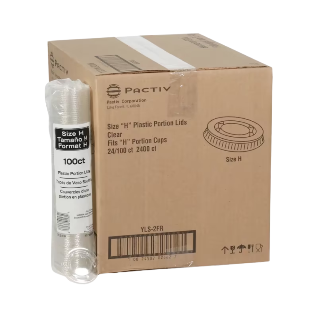 Pactiv® Portion Cups & Lids – Translucent & Clear Options