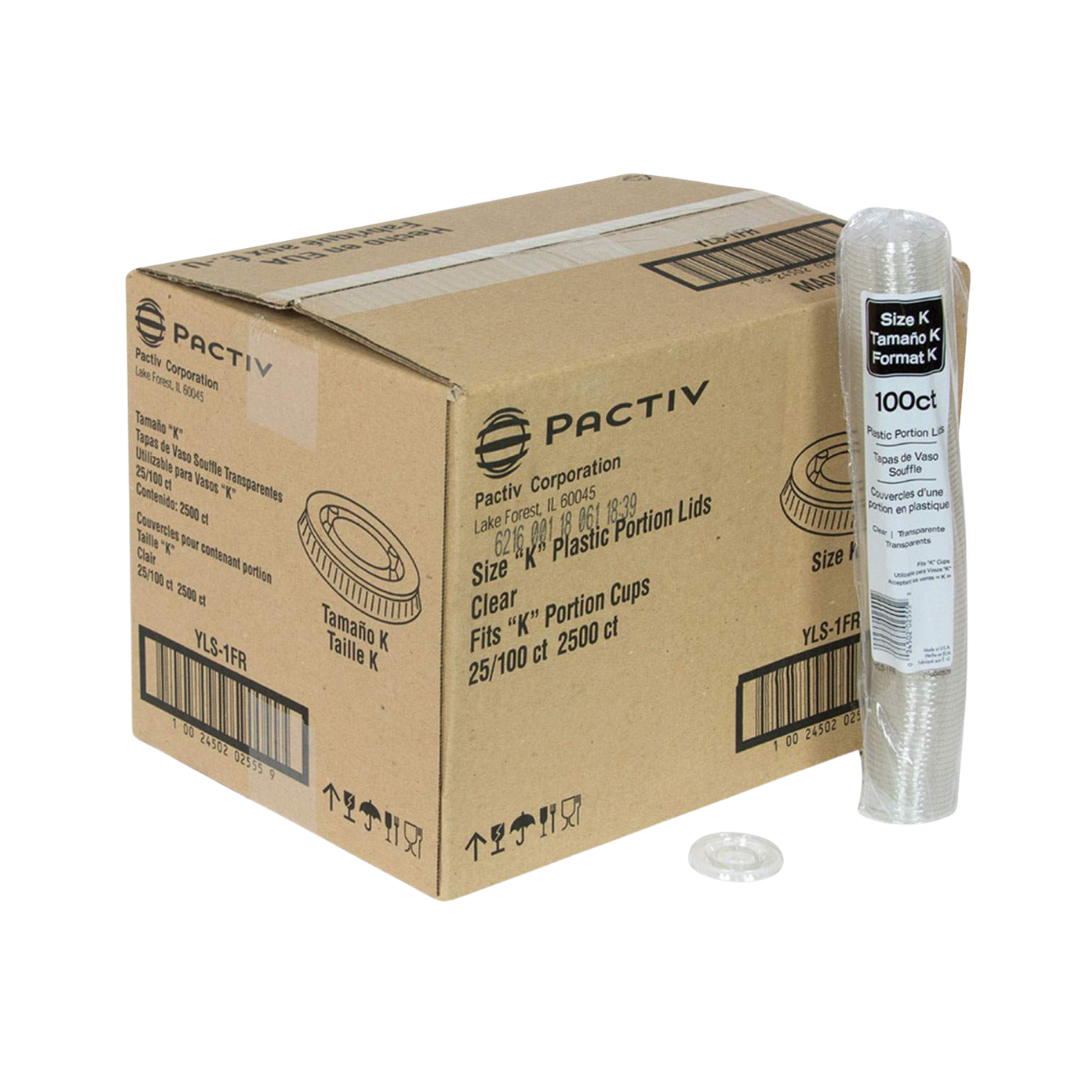Pactiv® Portion Cups & Lids – Translucent & Clear Options