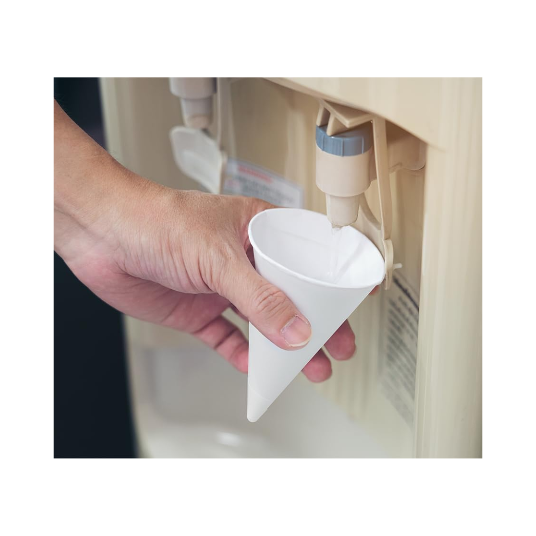 Solo® Bare® Eco-Forward® Cone Water Cups – Treated Paper, 4 oz to 8 oz