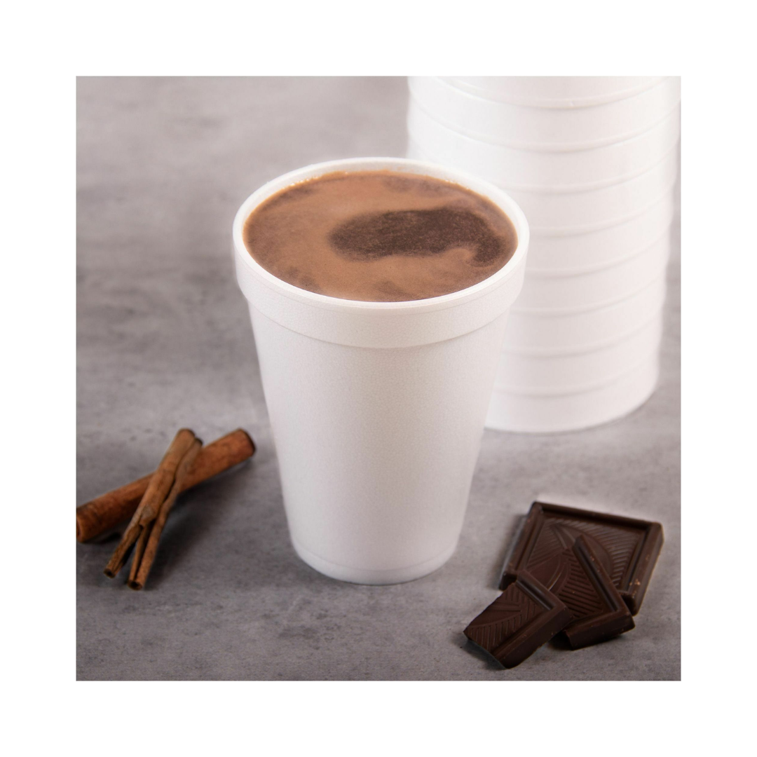 Dart® J Cup® Insulated EPS Foam Cups – 4 oz to 32 oz, White