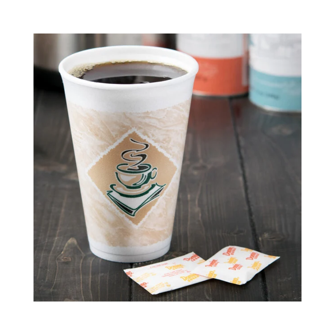 Dart® Café G® ThermoGlaze® EPS Insulated Foam Cups – 4 oz to 24 oz, Red & Green