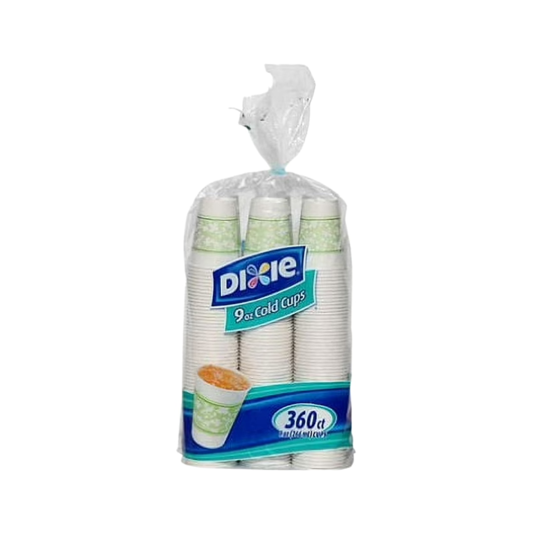 Dixie® Sage™ Paper Cold Cups – Poly-Coated, 9 oz