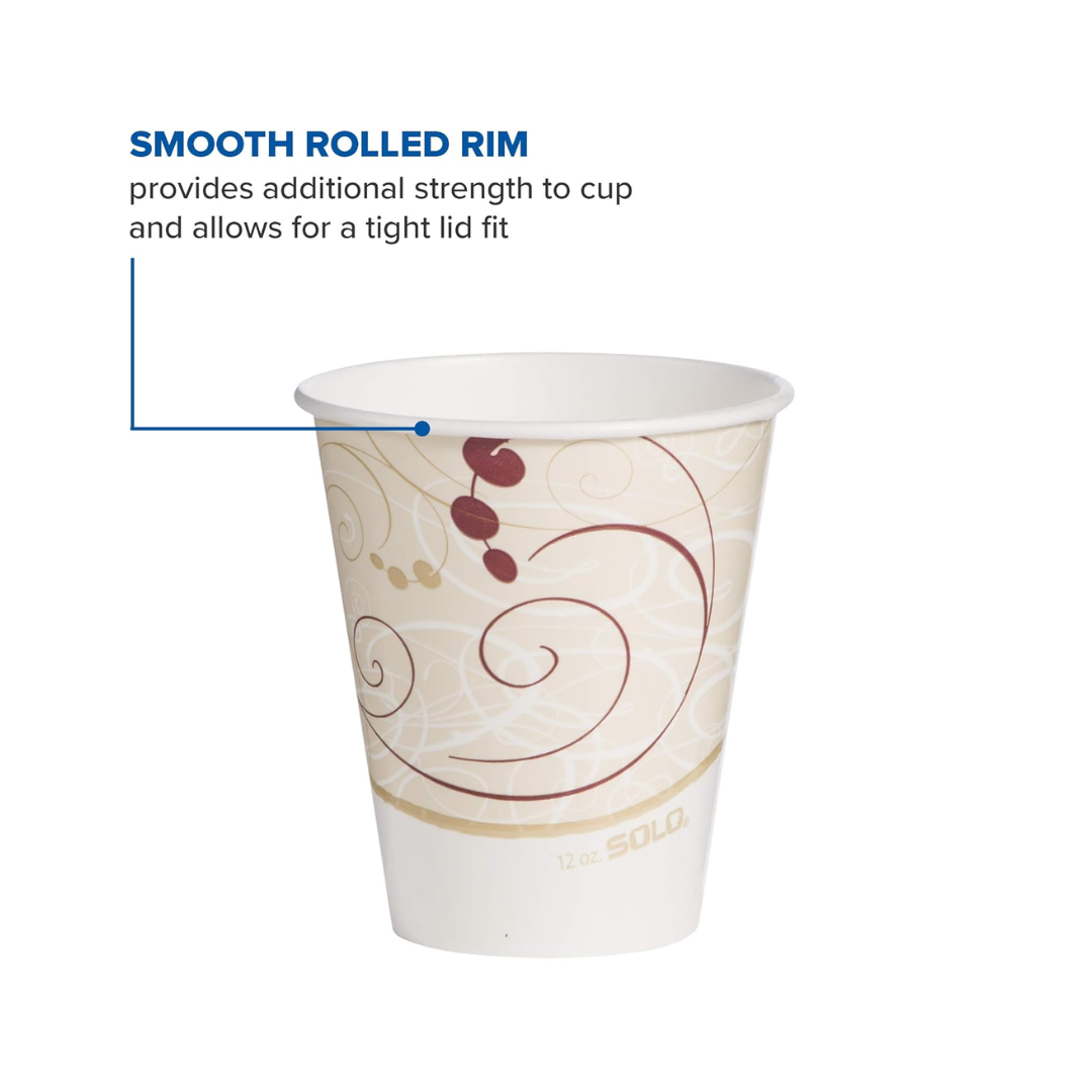 Solo® Symphony™ Waxed Paper Cold Cups – 5 oz, 9 oz, 12 oz