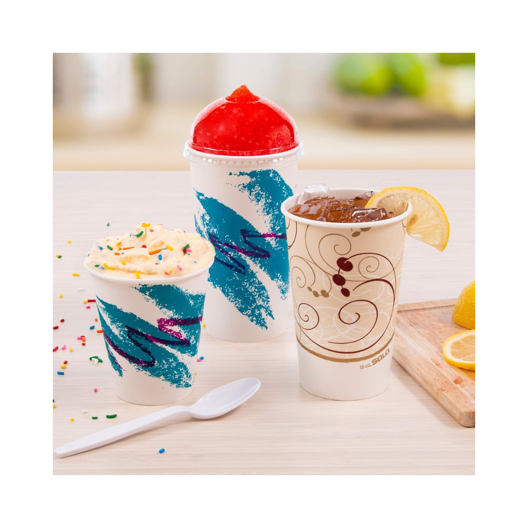 Solo® Symphony™ Waxed Paper Cold Cups – 5 oz, 9 oz, 12 oz