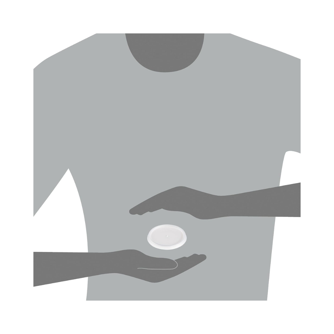 Dart® 4 oz. HIPS Plastic Vented Lid – Translucent
