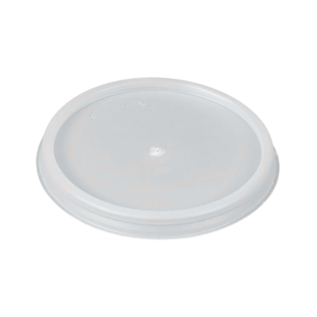 Dart® 4 oz. HIPS Plastic Vented Lid – Translucent