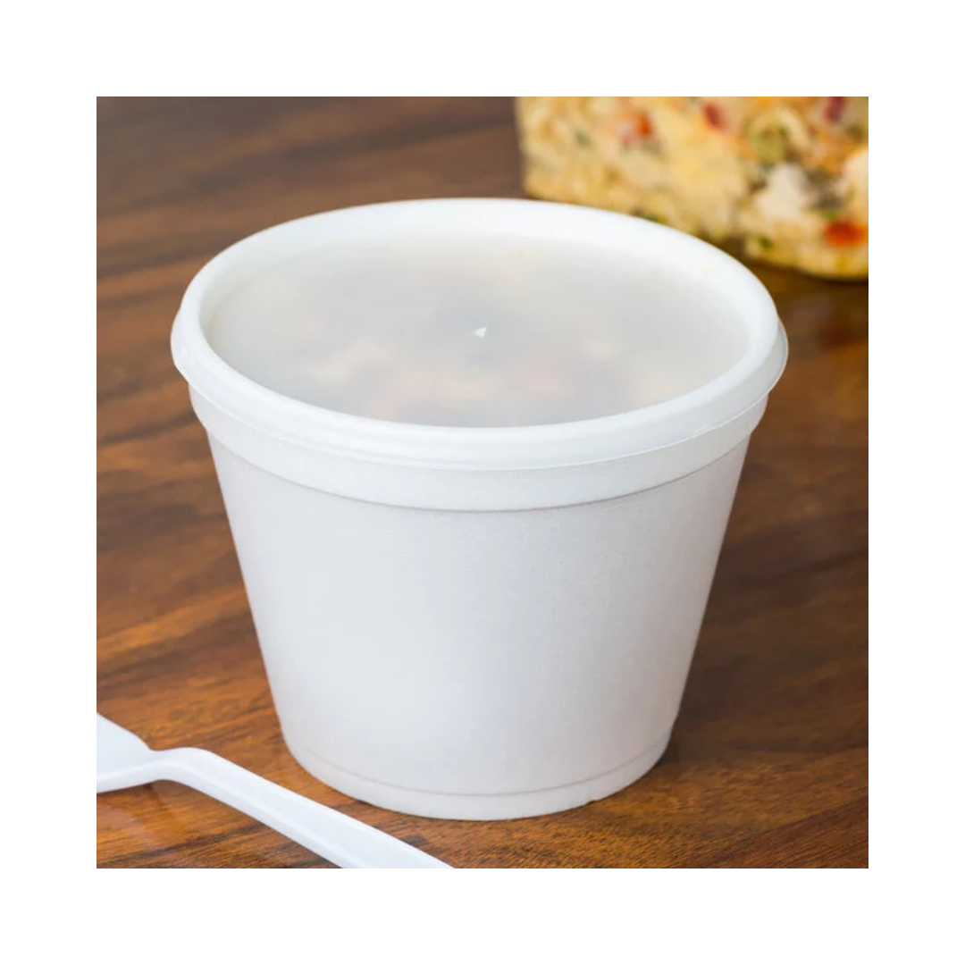 Dart® 48 oz. HIPS Plastic Vented Lid – Translucent