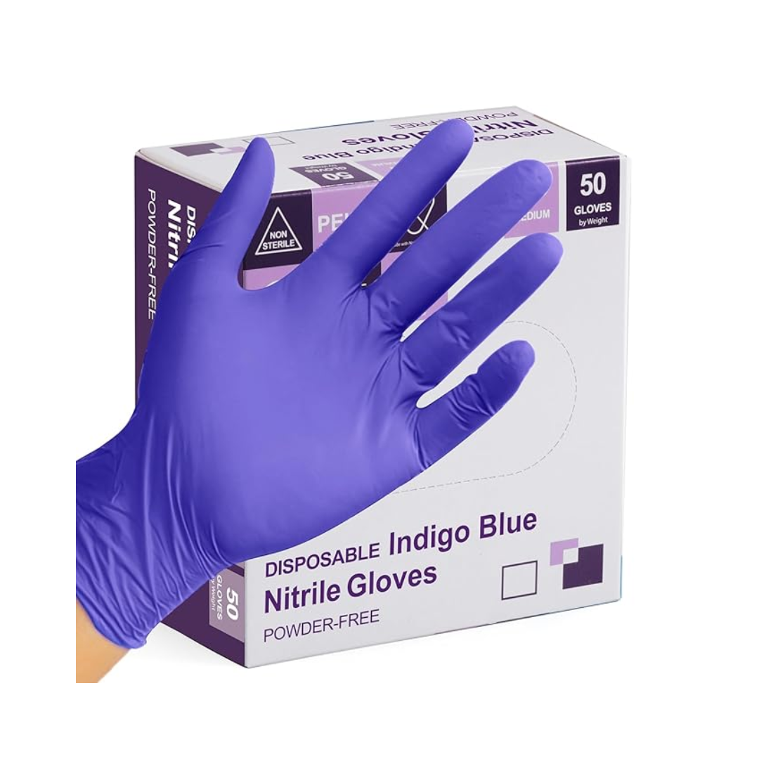 PEIPU® Nitrile Gloves – Disposable Exam Gloves, Powder-Free, Latex-Free, Non-Sterile