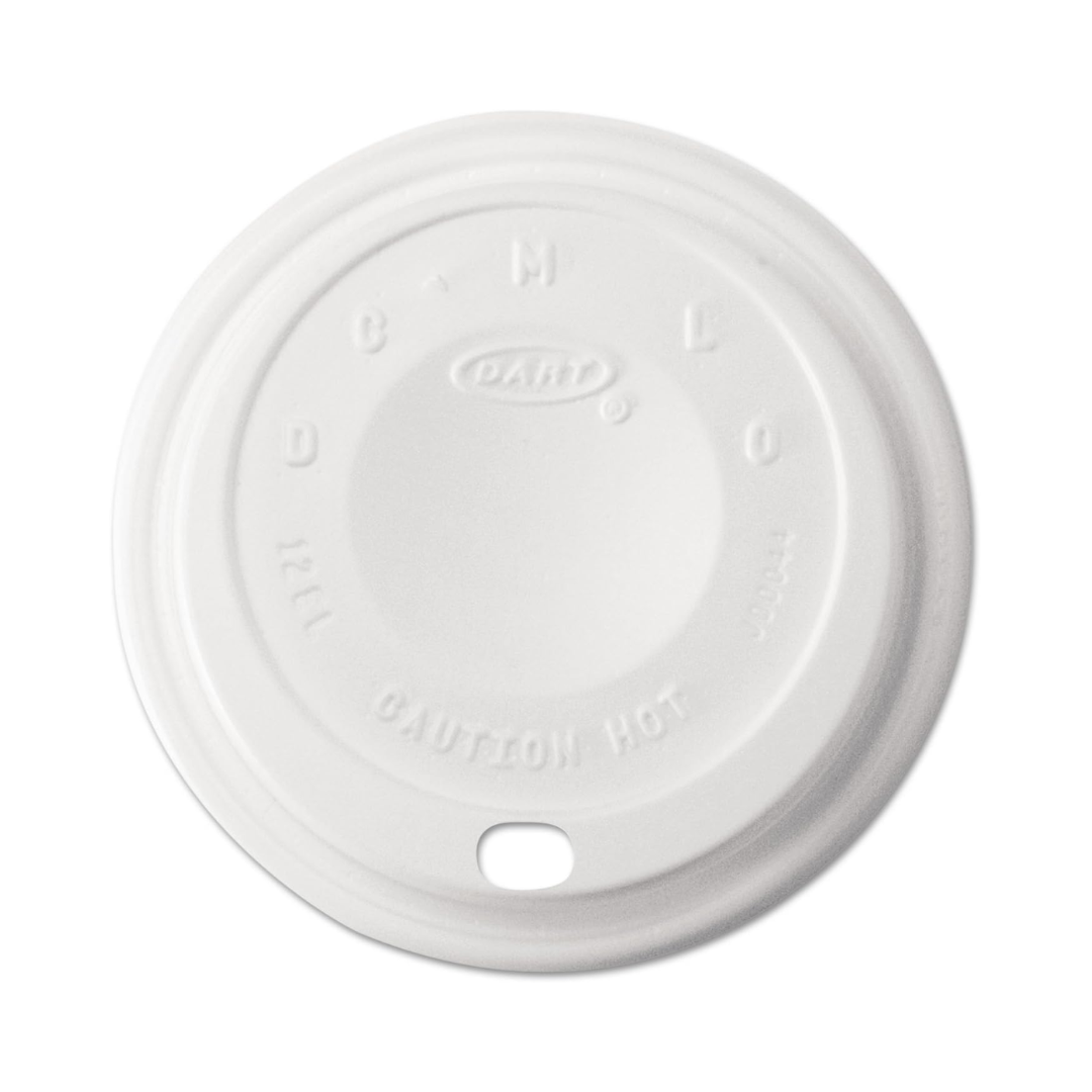 Dart® 6–12 oz. HIPS Cappuccino Lid – White