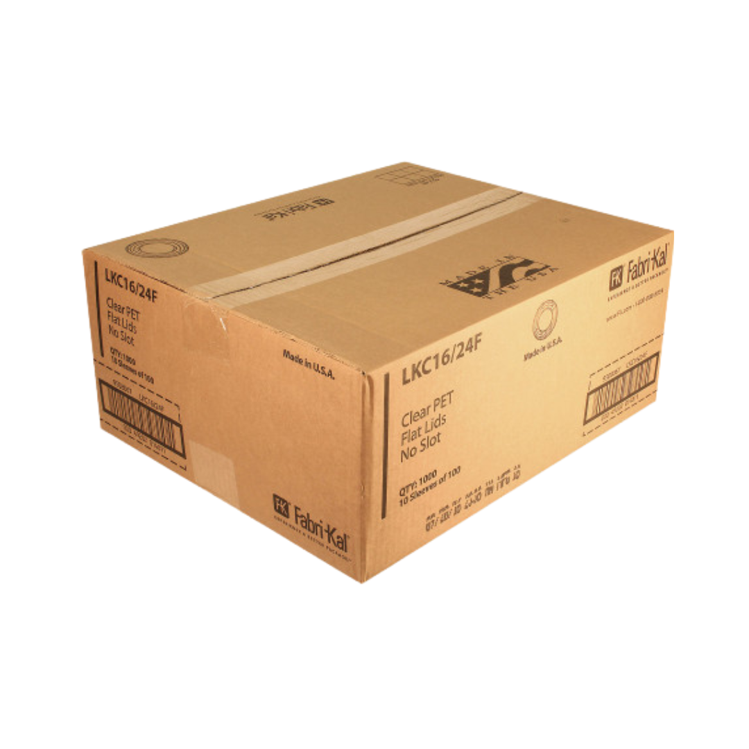 Fabri-Kal® Clear No Slot Lid For 16-24 oz. Cup