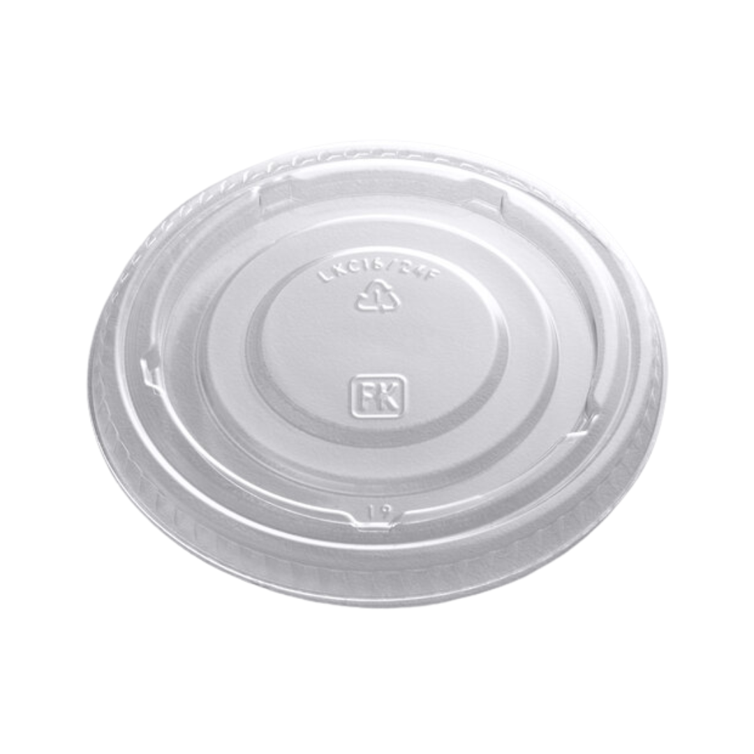 Fabri-Kal® Clear No Slot Lid For 16-24 oz. Cup