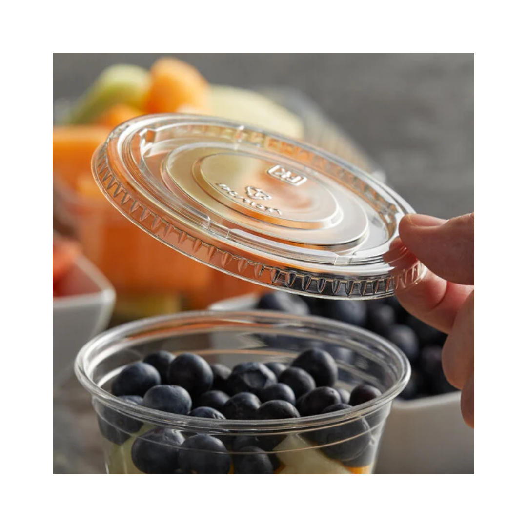 Fabri-Kal® Clear No Slot Lid For 16-24 oz. Cup