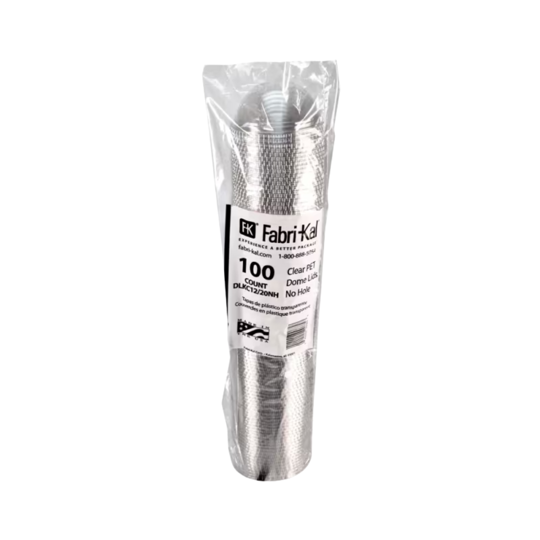 Fabri-Kal® Clear APET Dome Lids w/o Hole