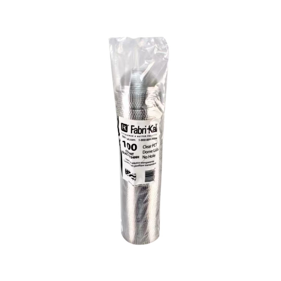 Fabri-Kal® Clear Dome Lid w/o Hole