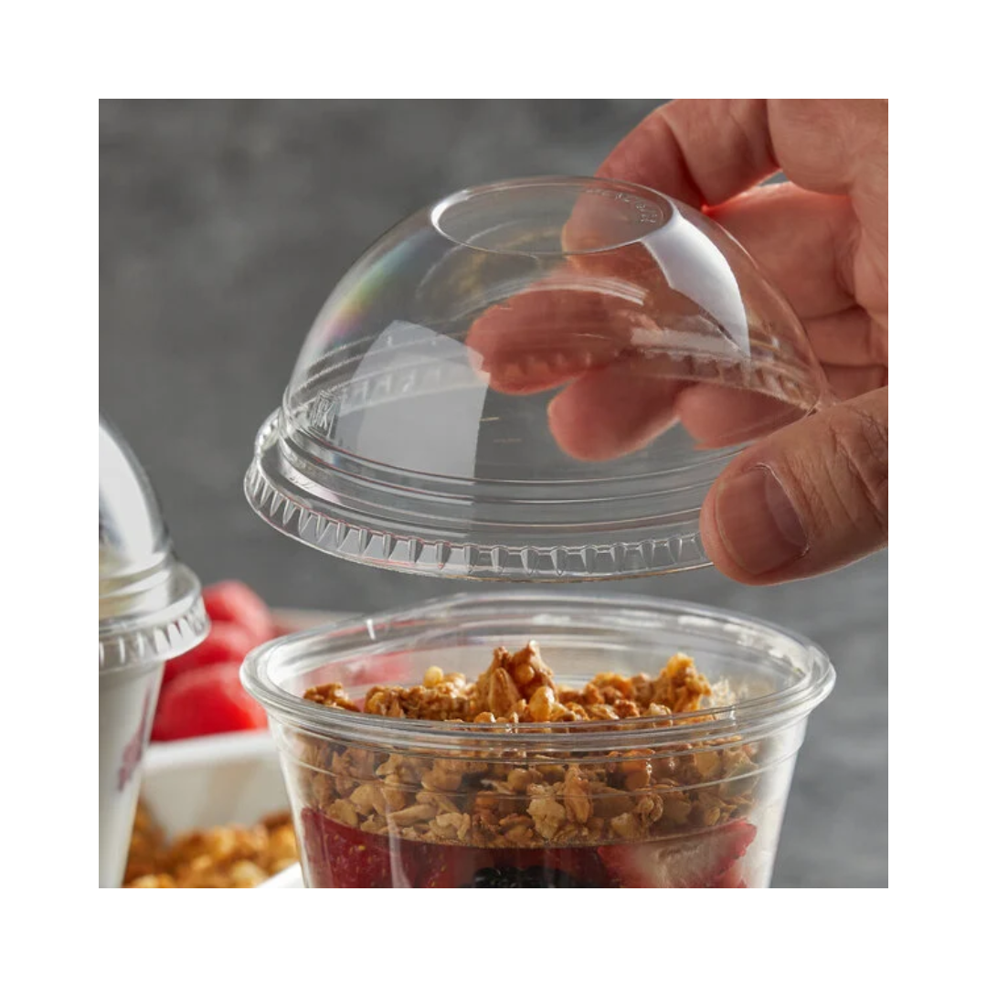 Fabri-Kal® Clear Dome Lid w/o Hole