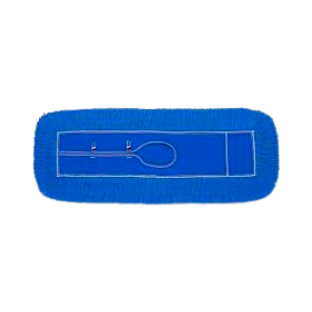 Wilen® Durastat™ Dust Mop Refills – Synthetic, Lint-Free, Blue, 18" & 24"