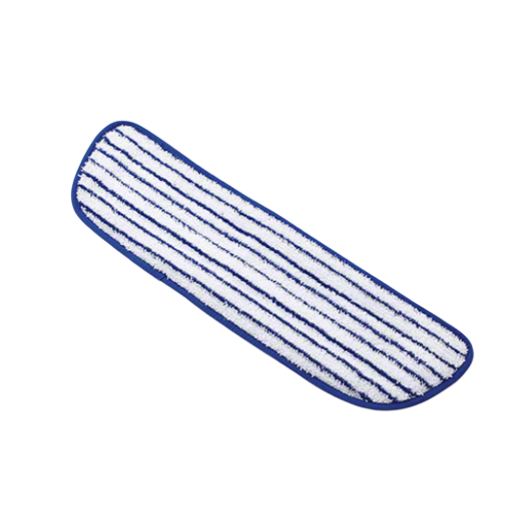 Rubbermaid® Microfiber Finish Pad – 5.5" x 18", Blue/White