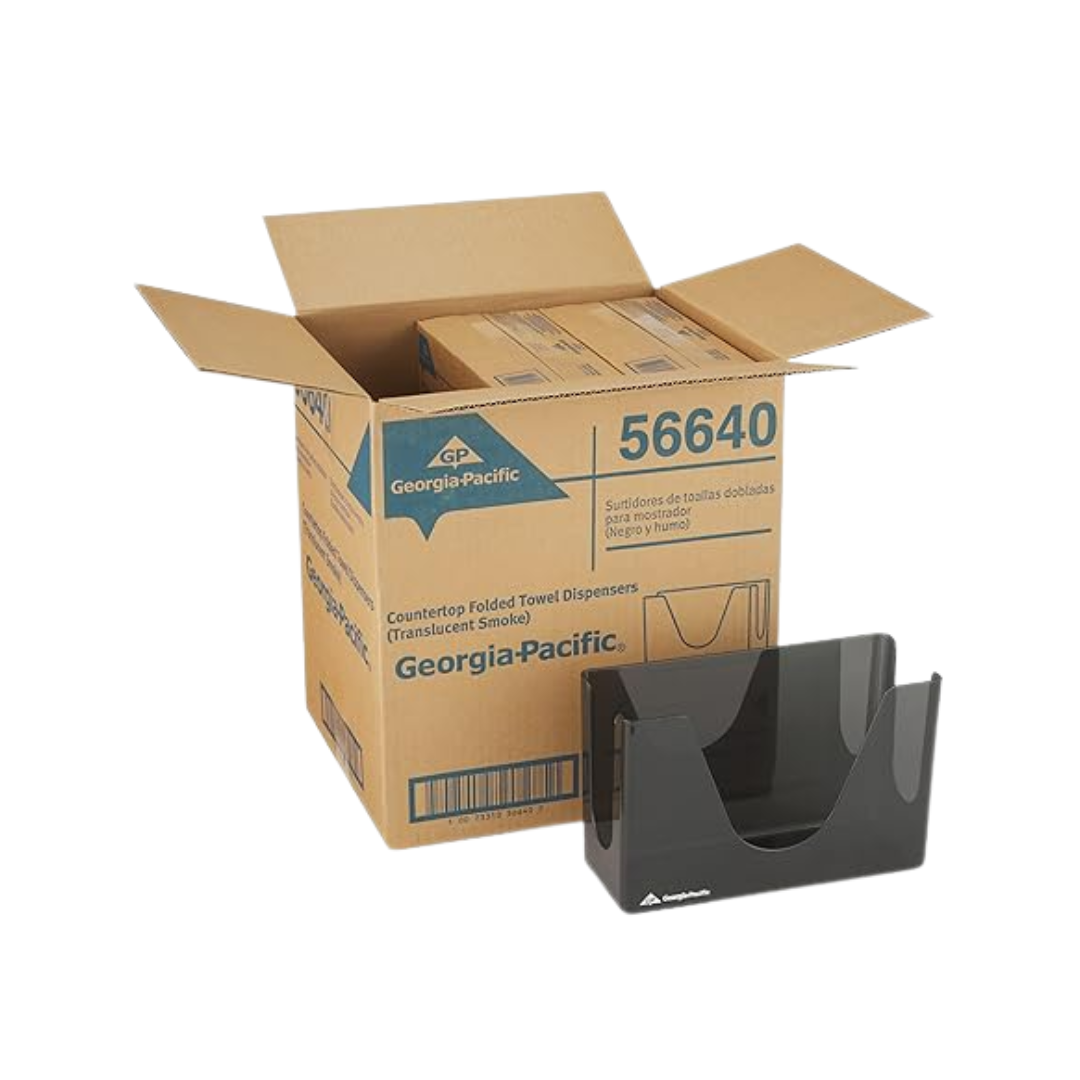 GP Pro™ C-Fold/M-Fold Countertop Towel Dispenser – Smoke