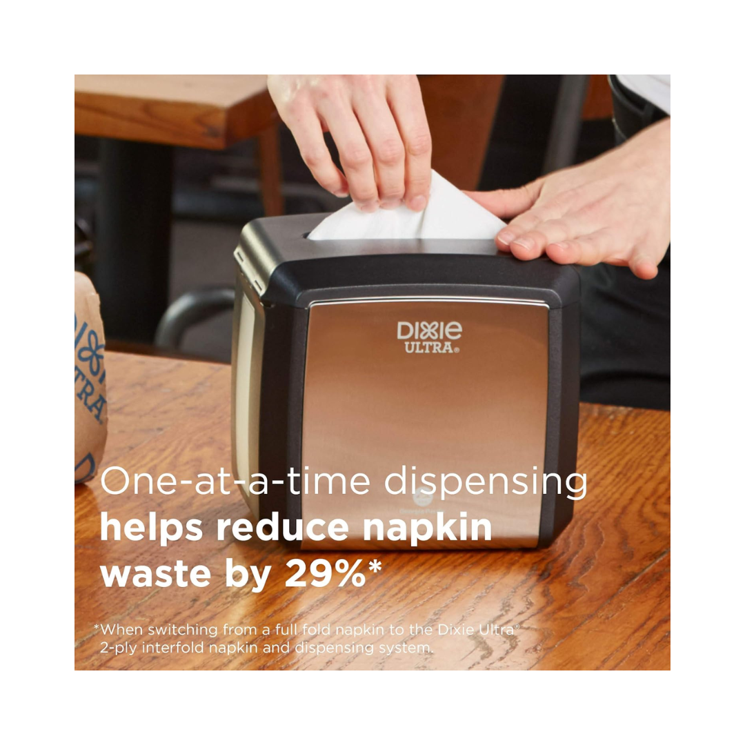 Dixie® Ultra™ Tower Interfold Napkin Dispenser – Black