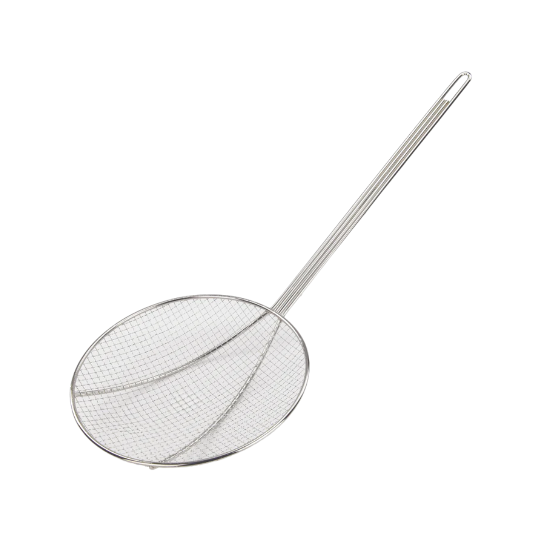 Winco® Nickel-Plated Wire Skimmers – 6", 7", 8", 12" Diameter
