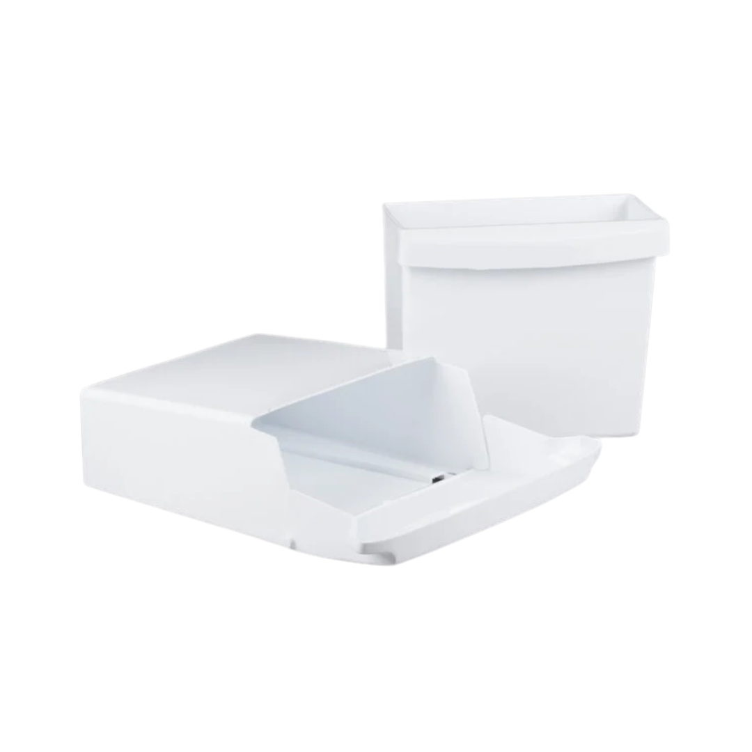 Rubbermaid® Sanitary Napkin Receptacle with Rigid Liner – Wall-Mounted, White
