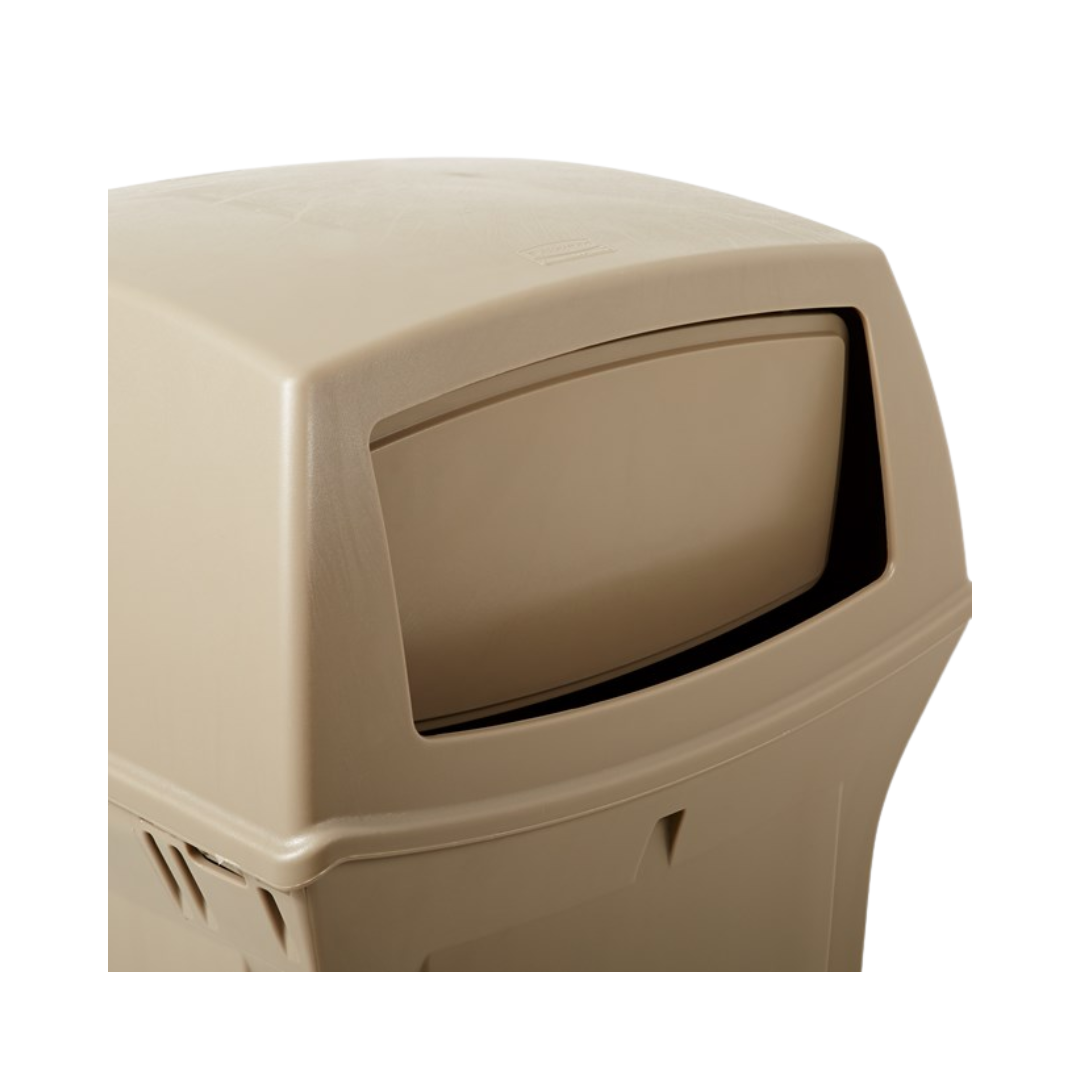 Rubbermaid® Ranger® Classic Containers – 35 Gal, Beige & Brown