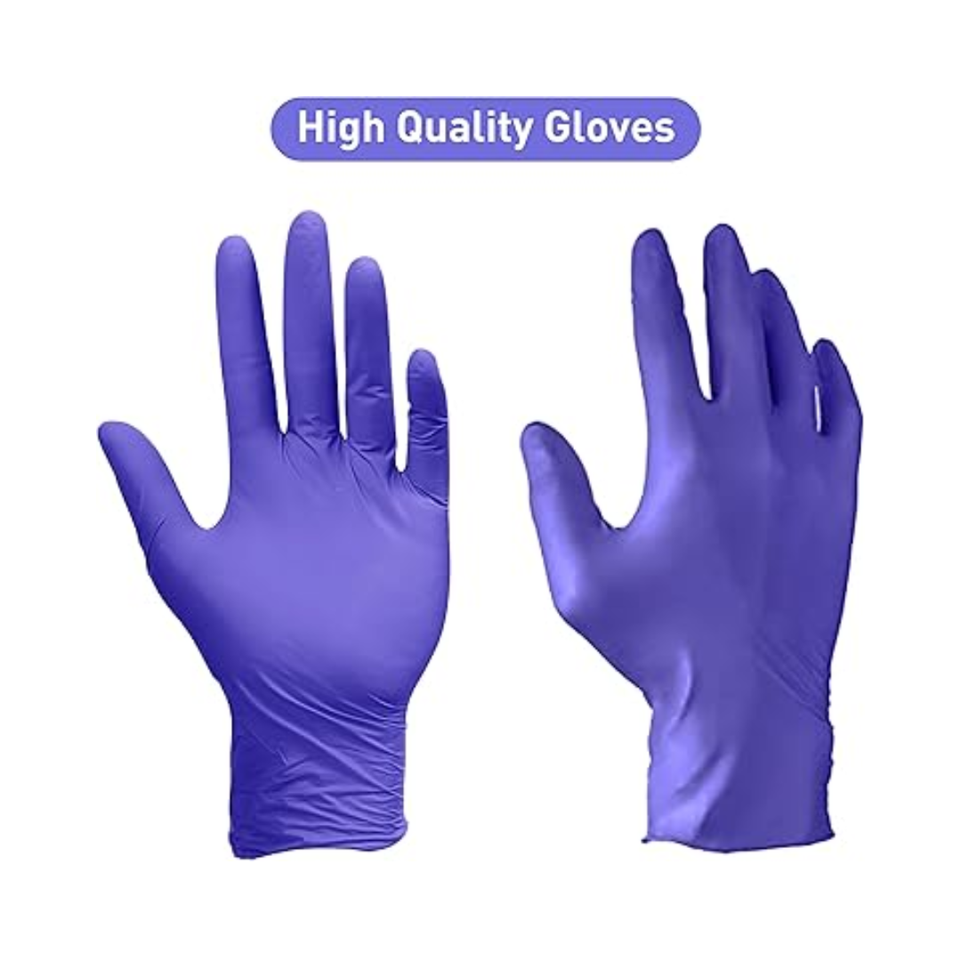 PEIPU® Nitrile Gloves – Disposable Exam Gloves, Powder-Free, Latex-Free, Non-Sterile