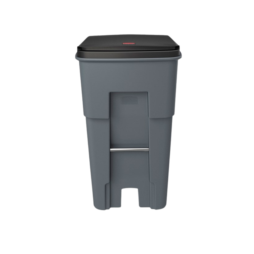 Rubbermaid® Standard Rollout Container – 65 Gal, Gray