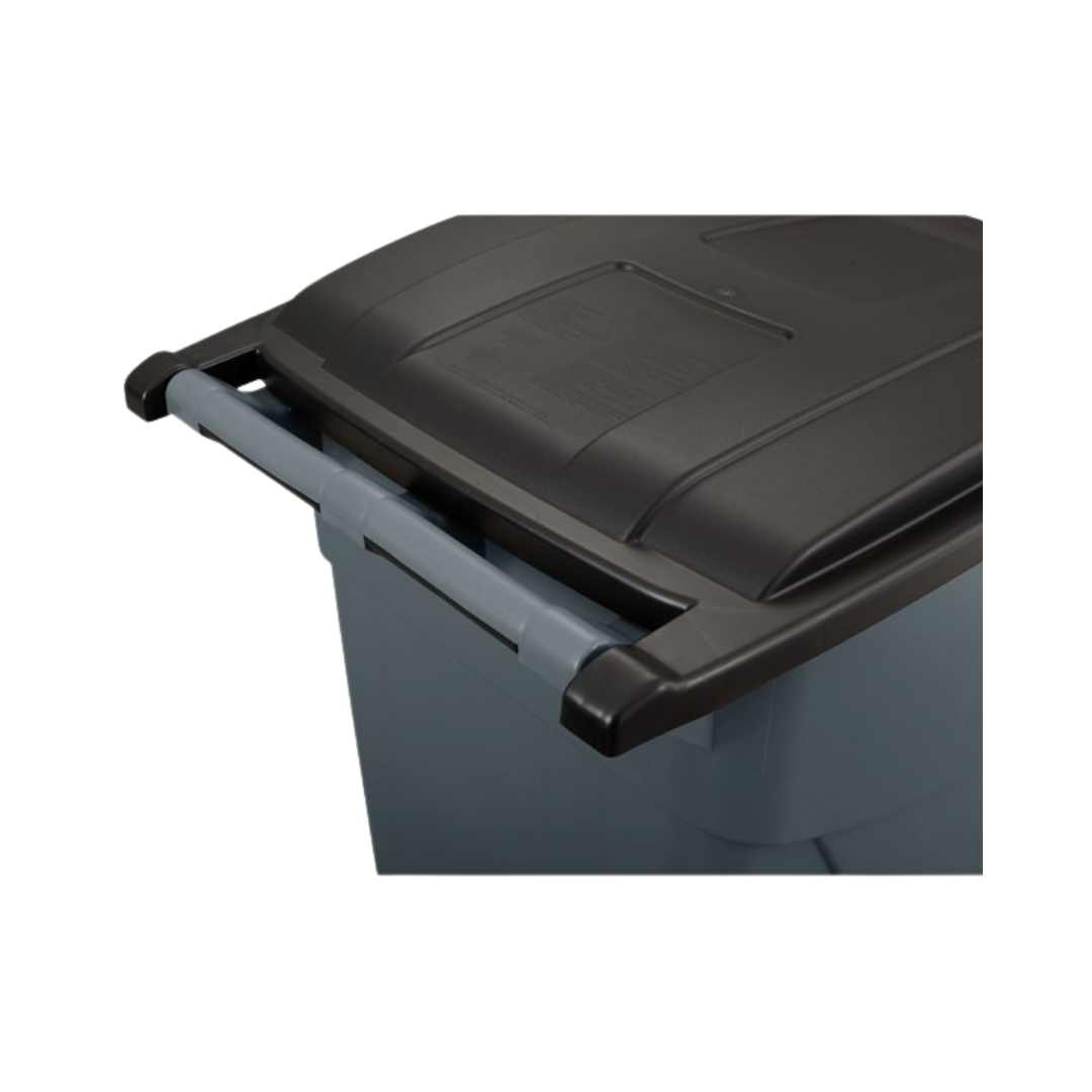 Rubbermaid® Standard Rollout Container – 65 Gal, Gray