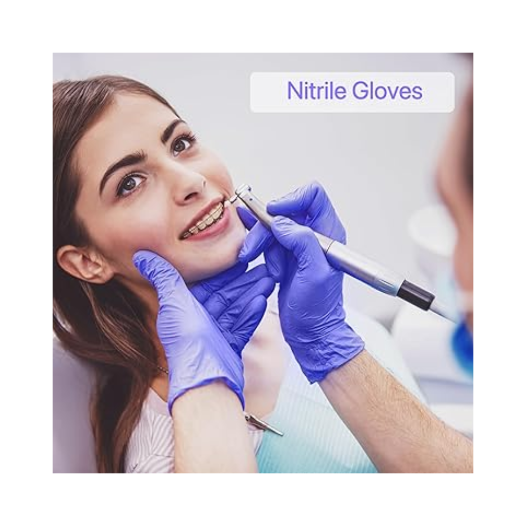 PEIPU® Nitrile Gloves – Disposable Exam Gloves, Powder-Free, Latex-Free, Non-Sterile