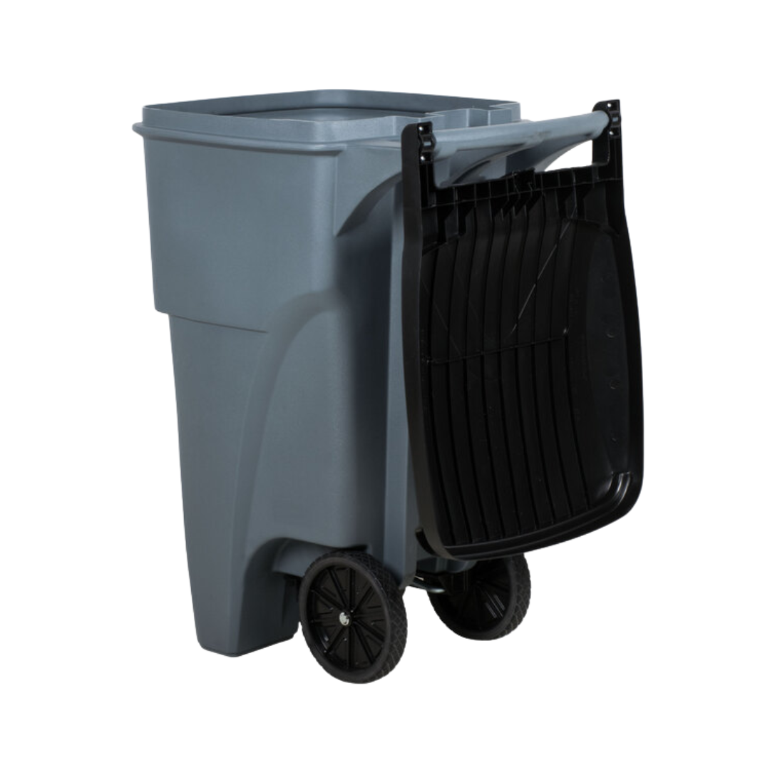Rubbermaid® Standard Rollout Container – 65 Gal, Gray
