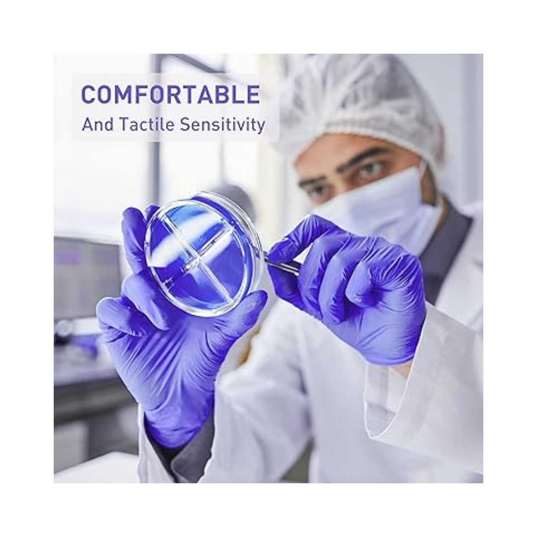 PEIPU® Nitrile Gloves – Disposable Exam Gloves, Powder-Free, Latex-Free, Non-Sterile