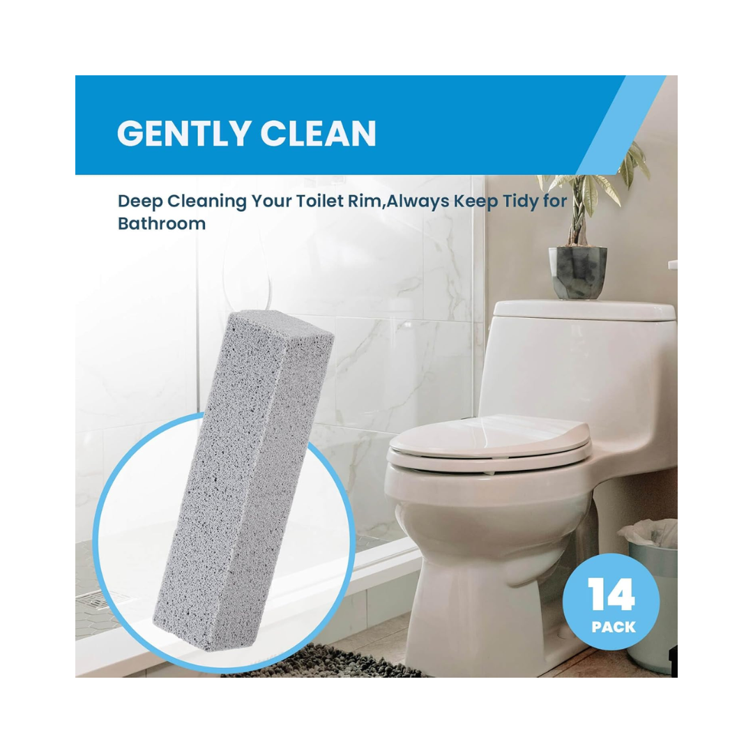 Riuja® Pumice Cleaning Stones – Heavy Duty Stain Remover for Toilets, Tubs, Grills & Tiles