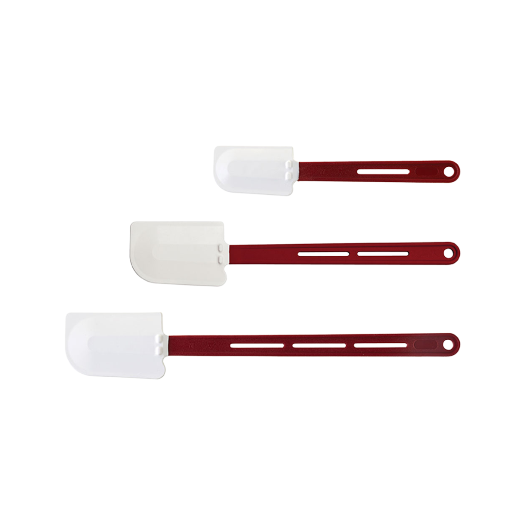 Winco® Silicone Scrapers – Heat-Resistant up to 600°F, 10½", 14", 16¼"