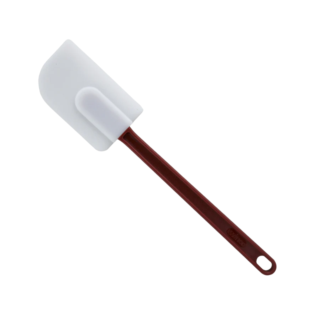 Winco® Economy Silicone Scrapers – Heat-Resistant up to 500°F, 10", 14", 16"
