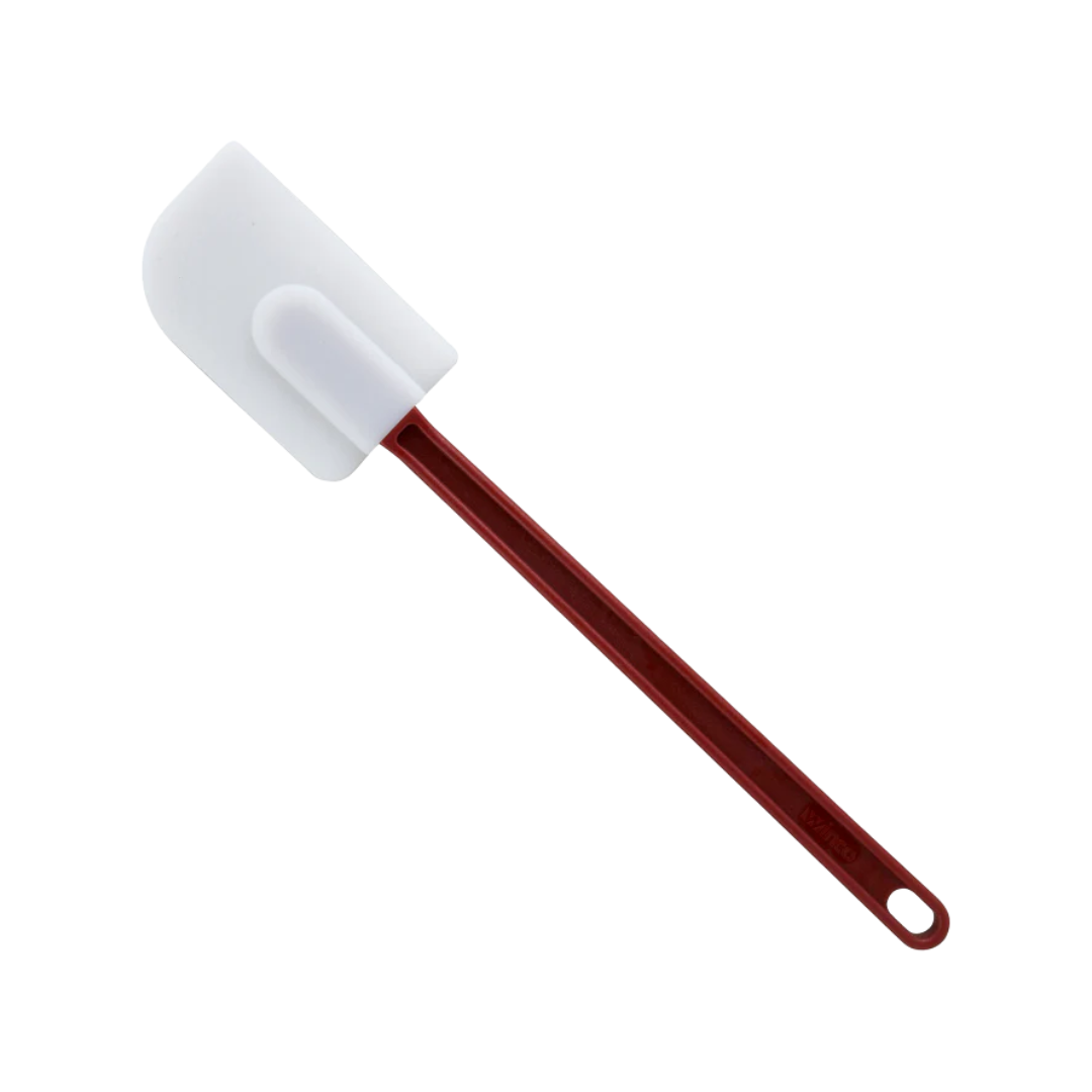 Winco® Economy Silicone Scrapers – Heat-Resistant up to 500°F, 10", 14", 16"
