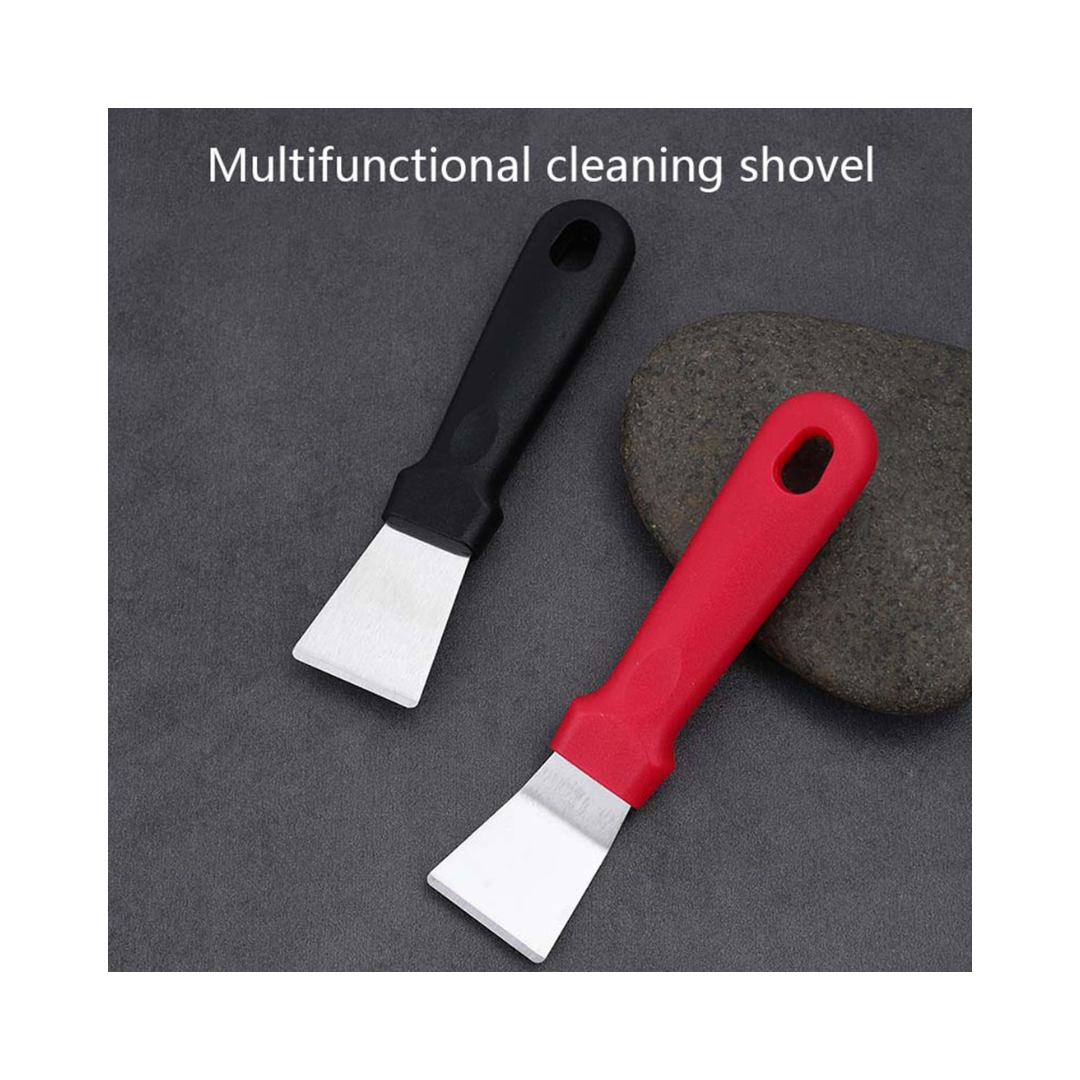 Kukiwhy® 4 PCS Multipurpose Kitchen Cleaning Spatula – Stainless Steel, 7" Small Size, Dishwasher Safe