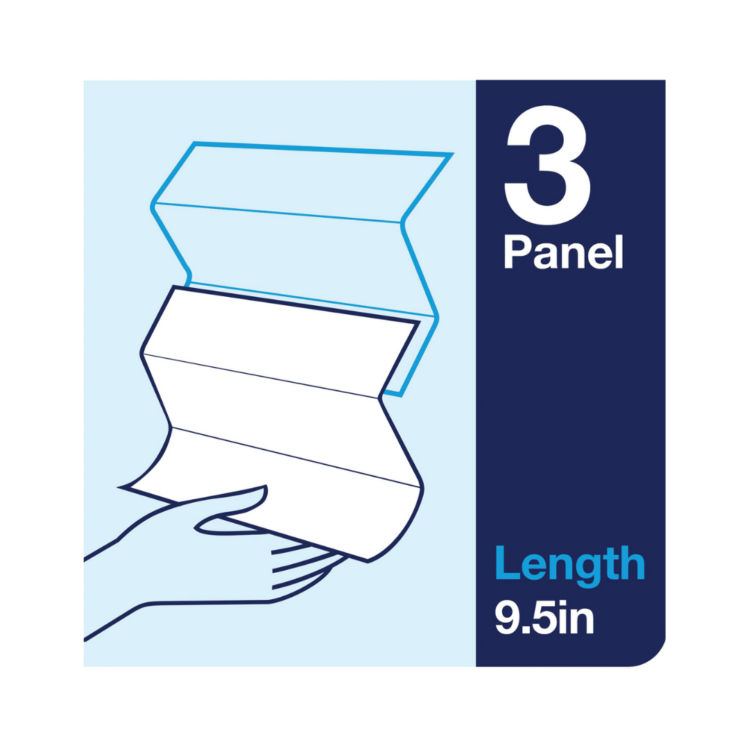Tork® Advanced Multifold Hand Towels – 9" x 9.5", White, 1-Ply