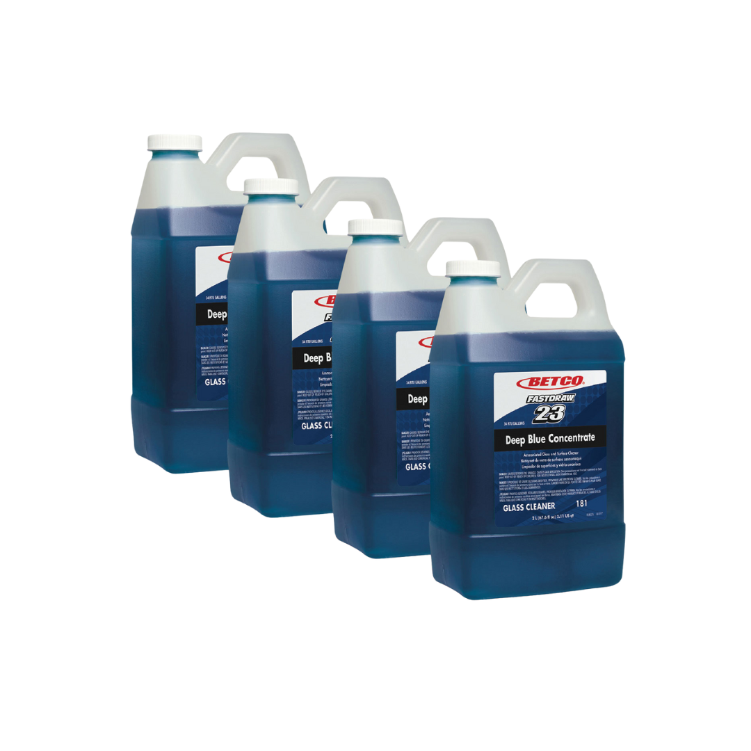 Betco® Deep Blue Concentrate – 2 L FastDraw®, Powerful Multi-Surface Cleaner