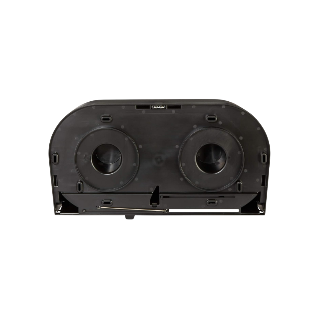 GP Pro™ 2-Roll Side-By-Side Jumbo Jr. Toilet Paper Dispenser – Black