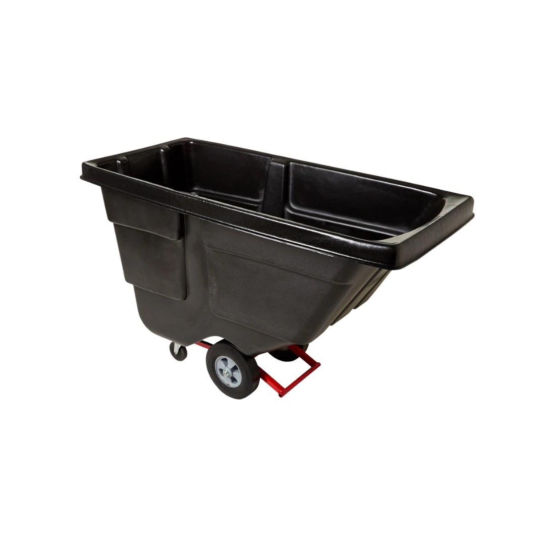 Rubbermaid® Rotomolded 1/2 Cubic Yd. Tilt Truck – Utility Duty, Black