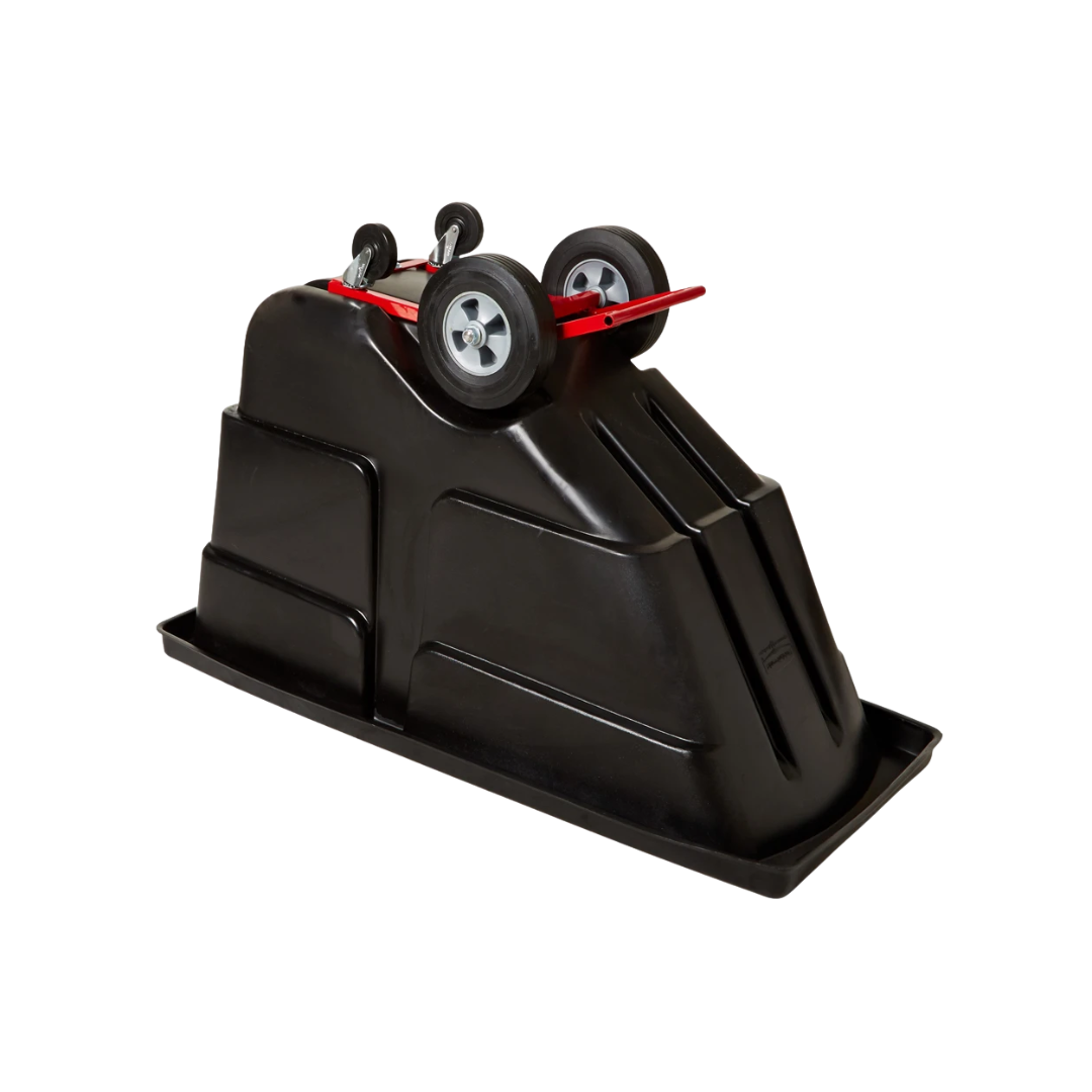 Rubbermaid® Rotomolded 1/2 Cubic Yd. Tilt Truck – Utility Duty, Black