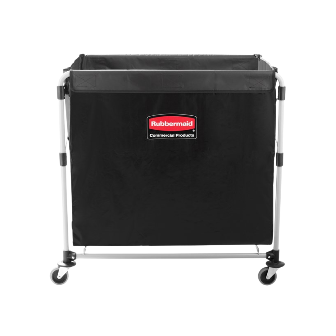 Rubbermaid® Executive Black Collapsible X-Cart – 8 Bushel