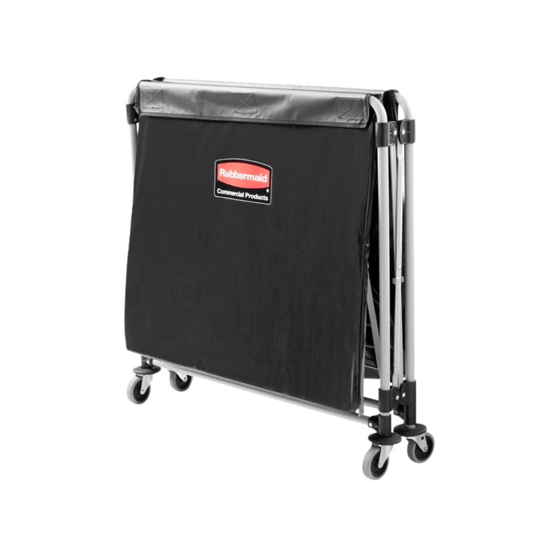 Rubbermaid® Executive Black Collapsible X-Cart – 8 Bushel