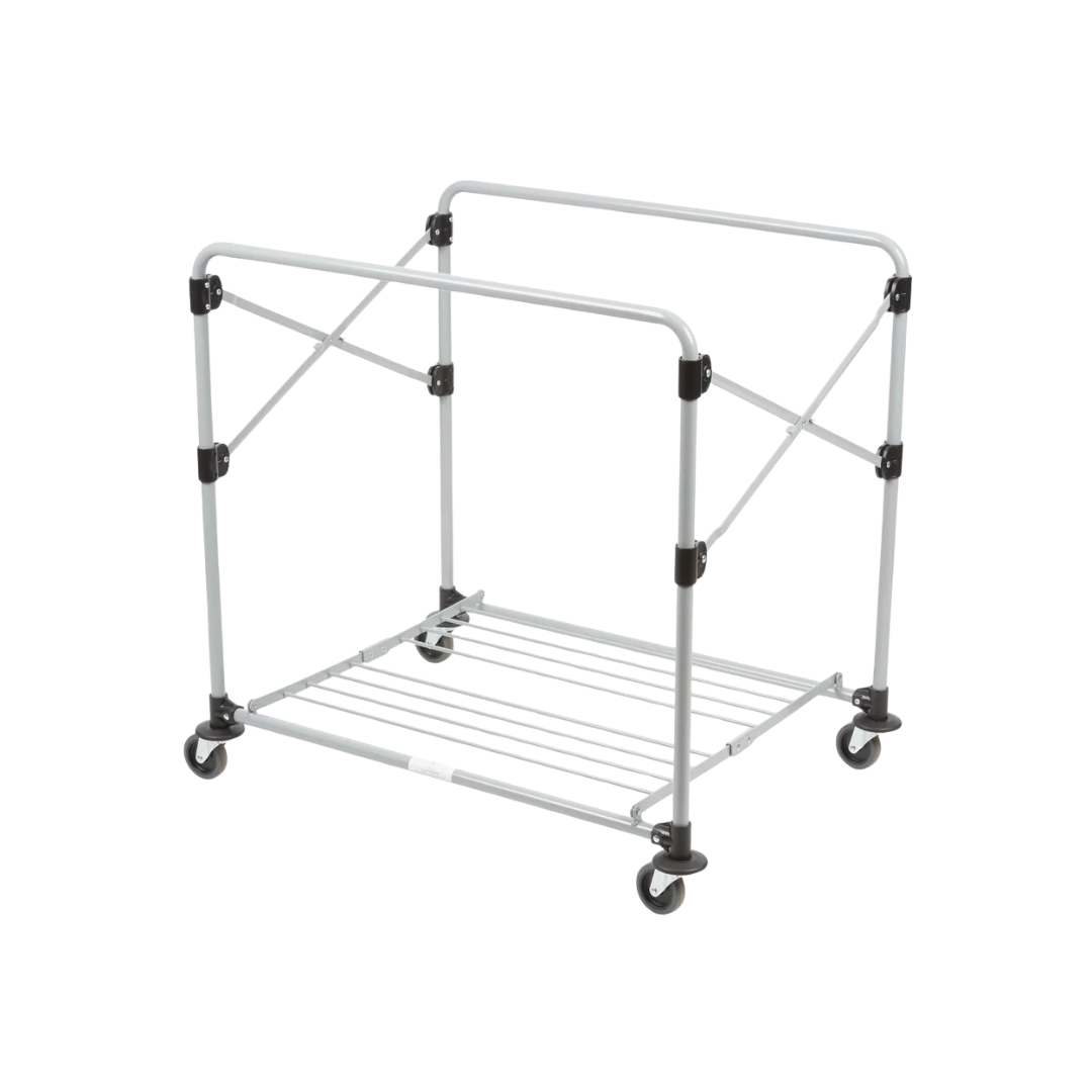 Rubbermaid® Executive Black Collapsible X-Cart – 8 Bushel